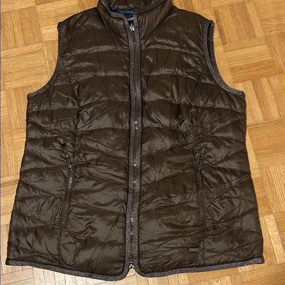Gerry Weber Brown Quilted Women's Vest. NWOT